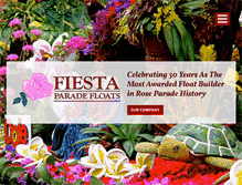 Tablet Screenshot of fiestaparadefloats.com